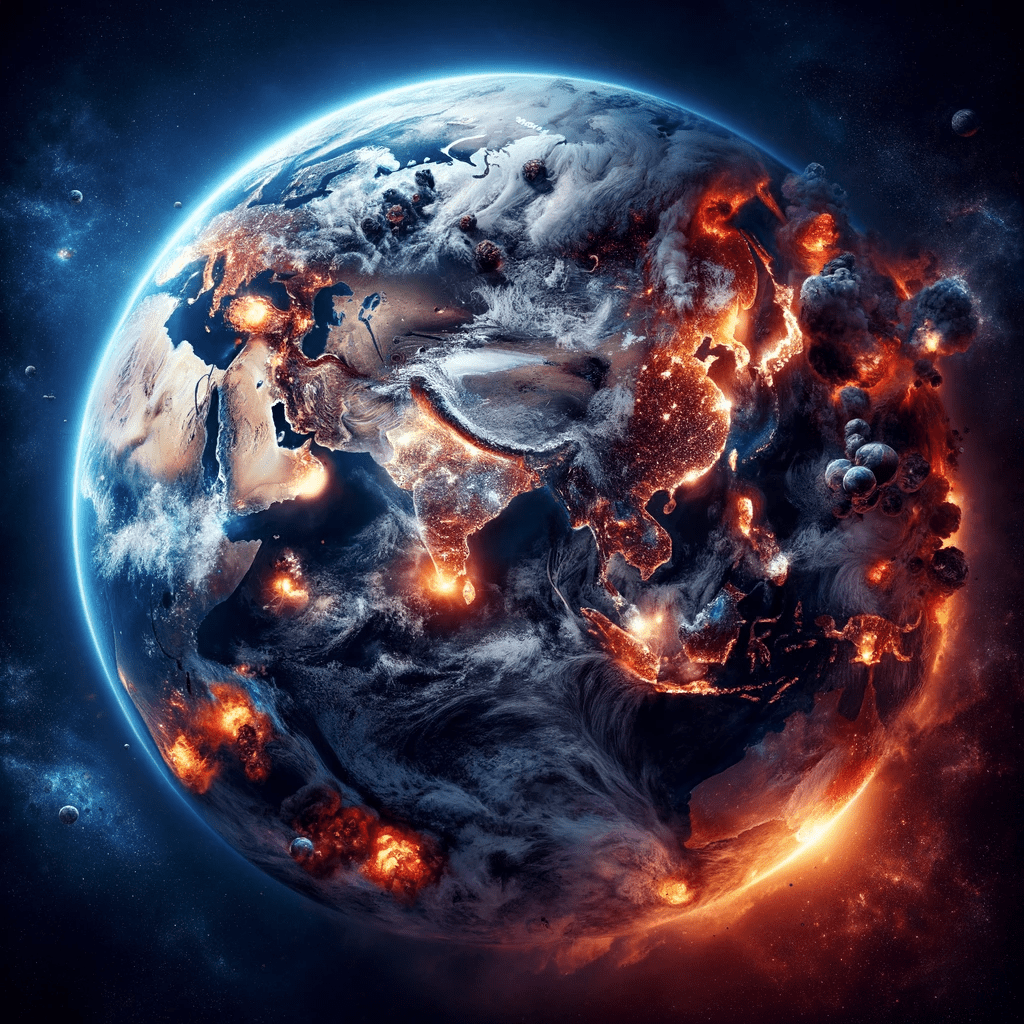 The World on fire.
