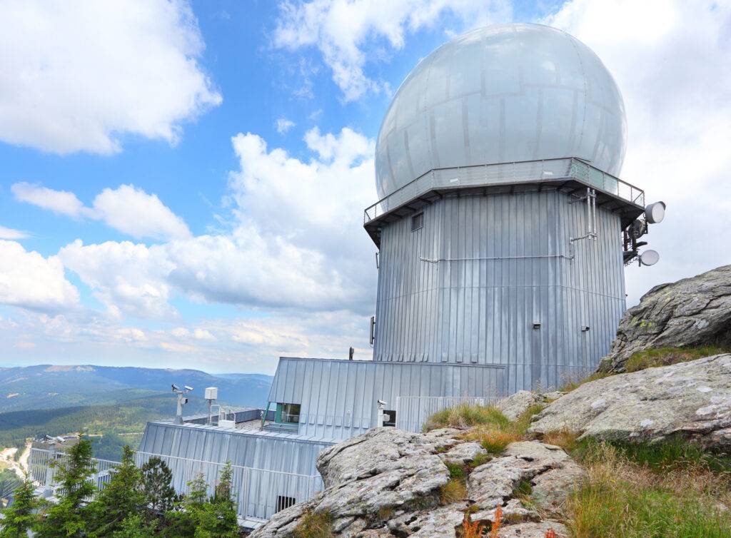 GROSSER ARBER, GERMANY - JULY 16 2014: NATO distant early warning, high-resolution radar on 1456 m high peak in Bayerische Wald, a national park in Bavaria. (Image: Shutterstock)