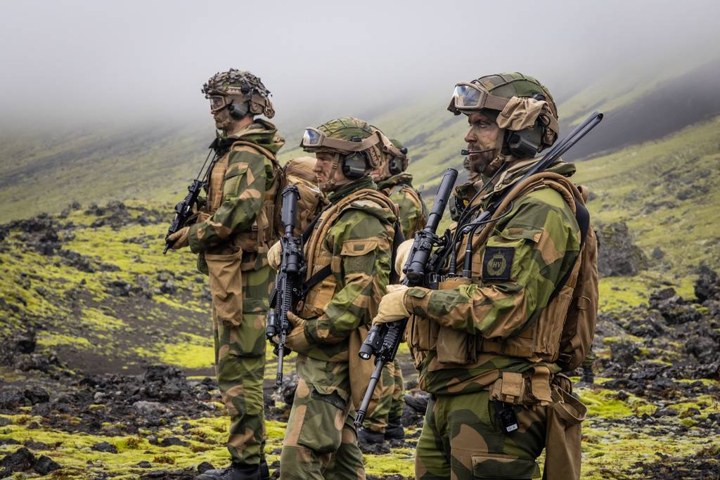 • The Home Guard’s rapid reaction force Archery from HV 11 on Jan Mayen during allied activity. Image: Forsvaret.no
