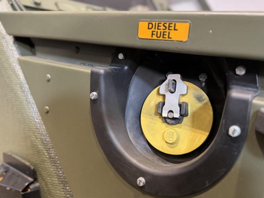 Heavy Fuel. Foxhound Mk2, at DSEI 2025. (Image: NDR)