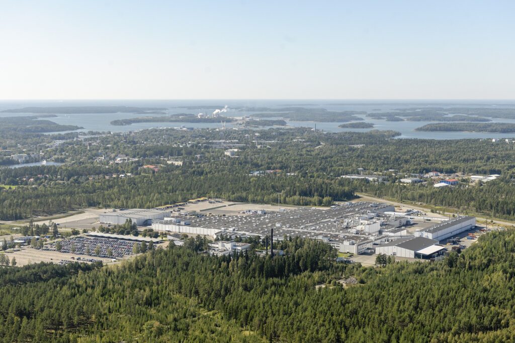 The Valmet Automotive car plant, Uusikaupunki, Finland. (Image: Wikipedia)