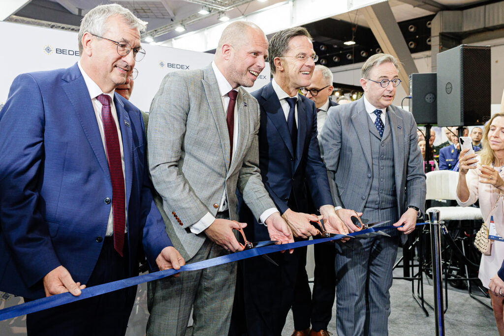 Opening ceremony of BEDEX 2026 - with Theo Franken, the Belgian Minister of Defence and NATO Secretary General Mark Rutte. (Image: BEDEX) Opening ceremony of BEDEX 2026 - with Theo Franken, the Belgian Minister of Defence and NATO Secretary General Mark Rutte.