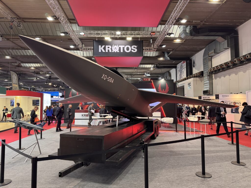 Airbus is preparing two Kratos Valkyries for their first flight with its European mission system. (Image: NDR)